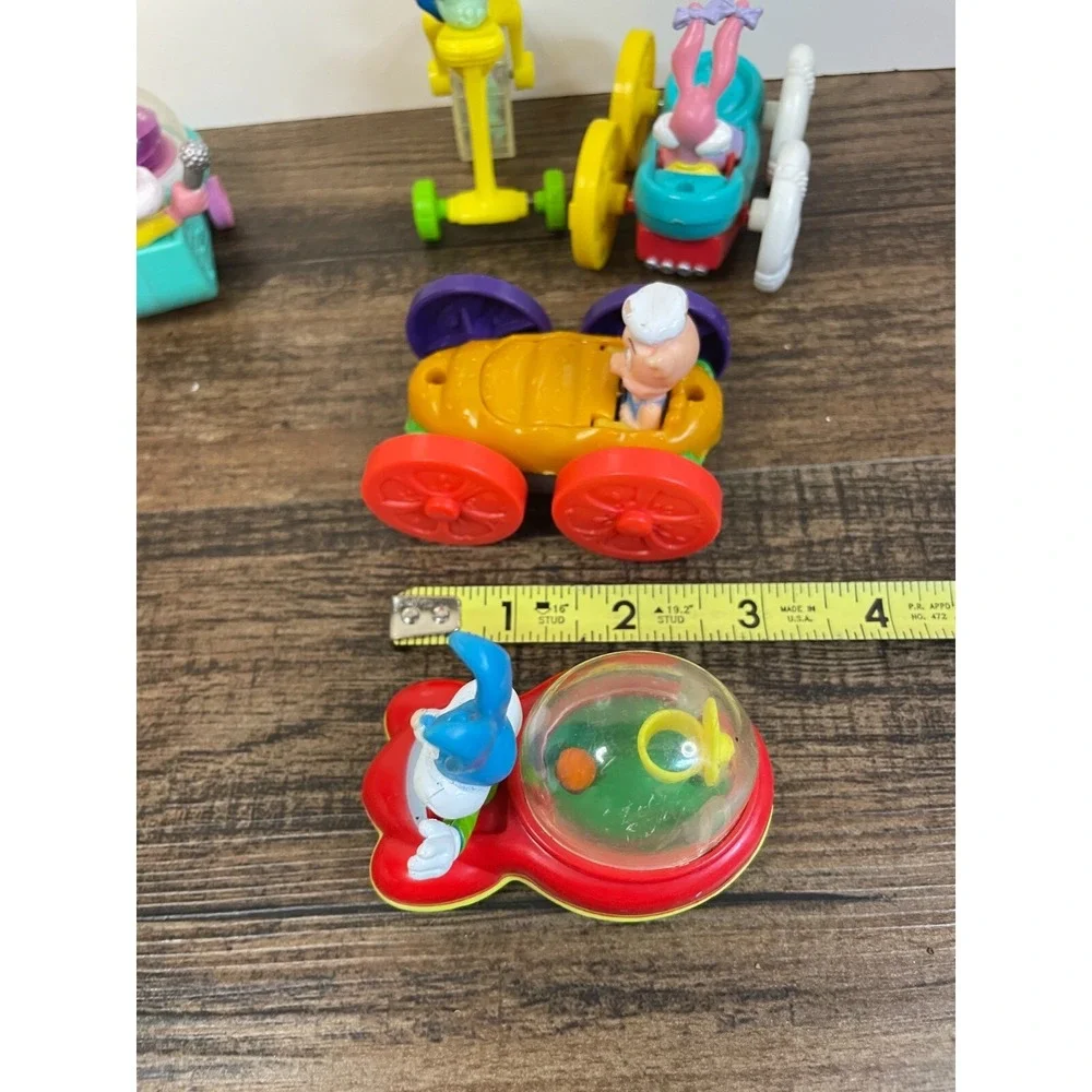 Lot of 6 Tiny Toons Adventures Mcdonalds Cars Flip Buster Happy Meals